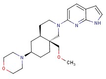(4aR*,6R*,8aS*)-8a-(methoxymethyl)-6-morpholin-4-yl-2-(1H-pyrrolo[2,3-b]pyridin-6-yl)decahydroisoquinoline
