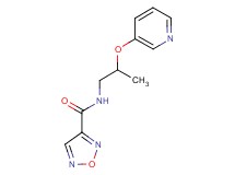 N-[2-(pyridin-3-yloxy)propyl]-1,2,5-oxadiazole-3-carboxamide