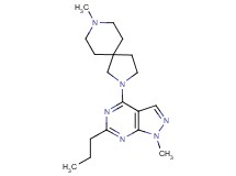 8-methyl-2-(1-methyl-6-propyl-1H-pyrazolo[3,4-d]pyrimidin-4-yl)-2,8-diazaspiro[4.5]decane