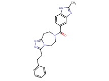7-[(2-methyl-1H-benzimidazol-5-yl)carbonyl]-3-(2-phenylethyl)-6,7,8,9-tetrahydro-5H-[1,2,4]triazolo[4,3-d][1,4]diazepine