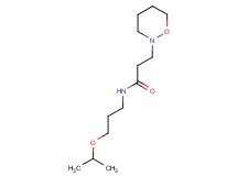 N-(3-isopropoxypropyl)-3-(1,2-oxazinan-2-yl)propanamide