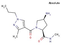 (2S,4S)-4-amino-N-methyl-1-[(3-methyl-1-propyl-1H-pyrazol-4-yl)carbonyl]pyrrolidine-2-carboxamide