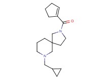 2-(1-cyclopenten-1-ylcarbonyl)-7-(cyclopropylmethyl)-2,7-diazaspiro[4.5]decane