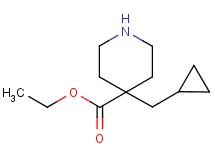 ethyl 4-(cyclopropylmethyl)-4-piperidinecarboxylate hydrochloride