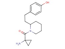 4-(2-{1-[(1-aminocyclopropyl)carbonyl]-2-piperidinyl}ethyl)phenol hydrochloride
