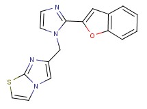 6-{[2-(1-benzofuran-2-yl)-1H-imidazol-1-yl]methyl}imidazo[2,1-b][1,3]thiazole