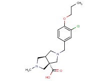 (3aS*,6aS*)-2-(3-chloro-4-propoxybenzyl)-5-methylhexahydropyrrolo[3,4-c]pyrrole-3a(1H)-carboxylic acid