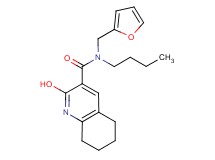 N-butyl-N-(2-furylmethyl)-2-hydroxy-5,6,7,8-tetrahydro-3-quinolinecarboxamide
