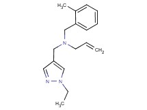 N-[(1-ethyl-1H-pyrazol-4-yl)methyl]-N-(2-methylbenzyl)prop-2-en-1-amine