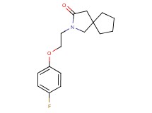 2-[2-(4-fluorophenoxy)ethyl]-2-azaspiro[4.4]nonan-3-one