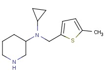N-cyclopropyl-N-[(5-methyl-2-thienyl)methyl]-3-piperidinamine dihydrochloride