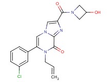7-allyl-6-(3-chlorophenyl)-2-[(3-hydroxyazetidin-1-yl)carbonyl]imidazo[1,2-a]pyrazin-8(7H)-one