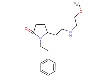 5-{2-[(2-methoxyethyl)amino]ethyl}-1-(2-phenylethyl)-2-pyrrolidinone