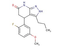 4-(2-fluoro-5-methoxyphenyl)-3-propyl-2,4,5,7-tetrahydro-6H-pyrazolo[3,4-b]pyridin-6-one