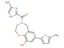 4-[(4-methyl-1H-imidazol-2-yl)carbonyl]-7-(5-methyl-2-thienyl)-2,3,4,5-tetrahydro-1,4-benzoxazepin-9-ol