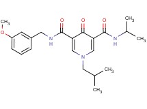 1-isobutyl-N-isopropyl-N'-(3-methoxybenzyl)-4-oxo-1,4-dihydro-3,5-pyridinedicarboxamide