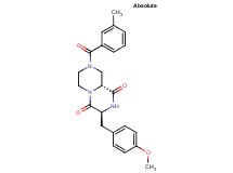 (3S,9aR)-3-(4-methoxybenzyl)-8-(3-methylbenzoyl)tetrahydro-2H-pyrazino[1,2-a]pyrazine-1,4(3H,6H)-dione