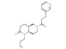 (4aS*,8aR*)-1-propyl-6-(3-pyridin-3-ylpropanoyl)octahydro-1,6-naphthyridin-2(1H)-one