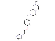 2-{4-[2-(1H-imidazol-1-yl)ethoxy]benzyl}-8-methyloctahydro-2H-pyrazino[1,2-a]pyrazine