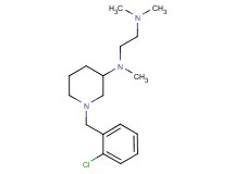 N-[1-(2-chlorobenzyl)-3-piperidinyl]-N,N',N'-trimethyl-1,2-ethanediamine