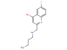 2-[(butylamino)methyl]-6-fluoroquinolin-4-ol