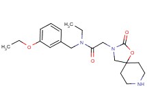 N-(3-ethoxybenzyl)-N-ethyl-2-(2-oxo-1-oxa-3,8-diazaspiro[4.5]dec-3-yl)acetamide hydrochloride