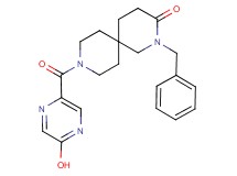 2-benzyl-9-[(5-hydroxypyrazin-2-yl)carbonyl]-2,9-diazaspiro[5.5]undecan-3-one