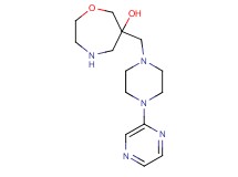 6-{[4-(2-pyrazinyl)-1-piperazinyl]methyl}-1,4-oxazepan-6-ol dihydrochloride