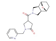 4-[(1R*,2R*,6S*,7S*)-10-oxa-4-azatricyclo[5.2.1.0~2,6~]dec-4-ylcarbonyl]-1-(2-pyridinylmethyl)-2-pyrrolidinone