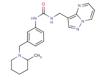 N-{3-[(2-methylpiperidin-1-yl)methyl]phenyl}-N'-(pyrazolo[1,5-a]pyrimidin-3-ylmethyl)urea