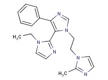 1-ethyl-3'-[2-(2-methyl-1H-imidazol-1-yl)ethyl]-5'-phenyl-1H,3'H-2,4'-biimidazole