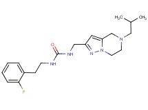 N-[2-(2-fluorophenyl)ethyl]-N'-[(5-isobutyl-4,5,6,7-tetrahydropyrazolo[1,5-a]pyrazin-2-yl)methyl]urea