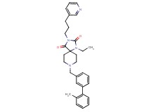 1-ethyl-8-[(2'-methyl-3-biphenylyl)methyl]-3-[3-(3-pyridinyl)propyl]-1,3,8-triazaspiro[4.5]decane-2,4-dione