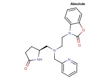3-{2-[{[(2S)-5-oxopyrrolidin-2-yl]methyl}(pyridin-2-ylmethyl)amino]ethyl}-1,3-benzoxazol-2(3H)-one