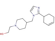 2-{4-[(2-cyclohex-3-en-1-yl-1H-imidazol-1-yl)methyl]piperidin-1-yl}ethanol