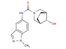 (8-syn)-8-hydroxy-N-(1-methyl-1H-indazol-5-yl)-3-azabicyclo[3.2.1]octane-3-carboxamide