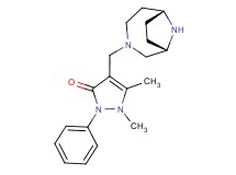 4-[rel-(1S,6R)-3,9-diazabicyclo[4.2.1]non-3-ylmethyl]-1,5-dimethyl-2-phenyl-1,2-dihydro-3H-pyrazol-3-one dihydrochloride