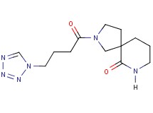 2-[4-(1H-tetrazol-1-yl)butanoyl]-2,7-diazaspiro[4.5]decan-6-one