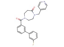 1-[(3'-fluoro-3-biphenylyl)carbonyl]-4-(4-pyridinylmethyl)-1,4-diazepan-5-one