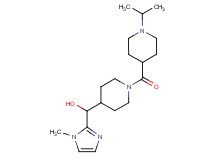 {1-[(1-isopropyl-4-piperidinyl)carbonyl]-4-piperidinyl}(1-methyl-1H-imidazol-2-yl)methanol