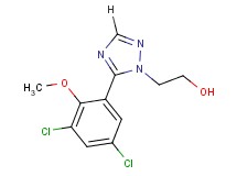 2-[5-(3,5-dichloro-2-methoxyphenyl)-1H-1,2,4-triazol-1-yl]ethanol