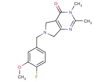 6-(4-fluoro-3-methoxybenzyl)-2,3-dimethyl-3,5,6,7-tetrahydro-4H-pyrrolo[3,4-d]pyrimidin-4-one