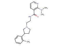 2-(dimethylamino)-N-{2-[3-(2-methylphenyl)pyrrolidin-1-yl]ethyl}nicotinamide