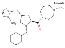 1-{(4R)-1-(cyclohexylmethyl)-4-[(1-methyl-1H-imidazol-2-yl)thio]-L-prolyl}-4-methyl-1,4-diazepane