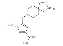 8-[(4-acetyl-1-methyl-1H-pyrrol-2-yl)methyl]-2,8-diazaspiro[4.5]decan-3-one
