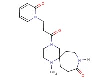 1-methyl-4-[3-(2-oxo-1(2H)-pyridinyl)propanoyl]-1,4,9-triazaspiro[5.6]dodecan-10-one