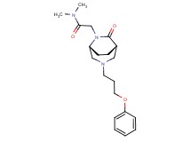N,N-dimethyl-2-[(1S*,5R*)-7-oxo-3-(3-phenoxypropyl)-3,6-diazabicyclo[3.2.2]non-6-yl]acetamide