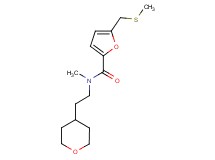 N-methyl-5-[(methylthio)methyl]-N-[2-(tetrahydro-2H-pyran-4-yl)ethyl]-2-furamide