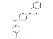 1-[(5-chloro-2-pyridinyl)carbonyl]-4-(1,2,3,4-tetrahydro-2-naphthalenyl)piperazine