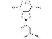 (3R*,4S*)-4-isopropyl-N,N-dimethyl-1-(3-methyl-2-butenoyl)-3-pyrrolidinamine